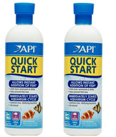 API Quick Start 16oz bottle front view supports rapid aquarium cycling.