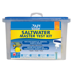 API Saltwater Master Test Kit packaging for weekly water testing