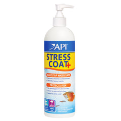 API Stress Coat bottle front view promotes a safe freshwater setup.