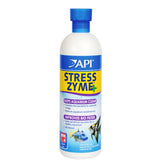 API Stress Zyme bottle front label for easy dosing in freshwater and saltwater tanks