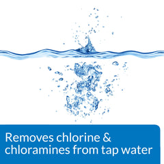 API TAP WATER CONDITIONER label showing dosage and usage notes