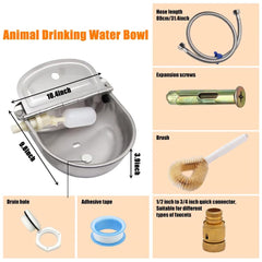 APlayfulBee water hose included enables quick setup and reliable water flow