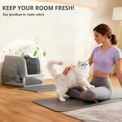 APPKER high-sides design to contain litter and splashes