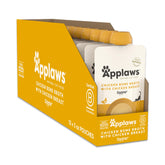Applaws bone broth topper packaging highlights limited ingredients for a natural feline treat
