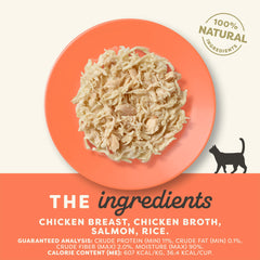 Applaws broth being poured into a cat bowl showing hydration and appealing texture.