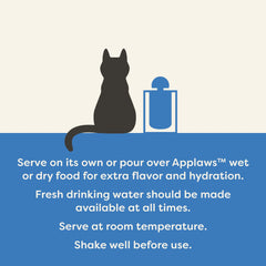Applaws cat mealtime serving shows convenient toppers for daily feeding
