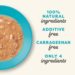 Applaws natural wet cat food ingredient label emphasizes natural, additive-free nutrition.