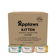 Applaws natural wet kitten food can pack, high-protein daily nourishment.