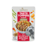 Applaws Taste Toppers beef with green beans and broth for tasty, protein-rich meals