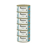 Applaws tuna fillet in broth can label highlighting natural ingredients for cats.