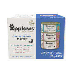 Applaws tuna fillet recipe in gravy can offers a high-protein meal