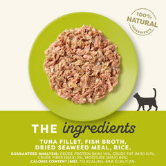 Applaws tuna seaweed broth 24-pack, easy weekly replenishment for cat meals.