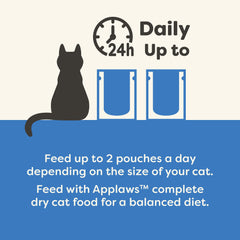Applaws wet cat food served in bowl with savory gravy for hydration