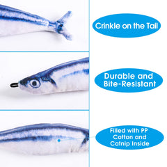 APSUAE stuffed fish toy for cuddly, cozy play sessions.