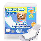 Apupmeo disposable dog diaper liners with absorbent core for mess-free results.