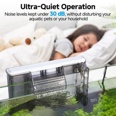 AQQA triple bio sponges deliver efficient mechanical and biological filtration.