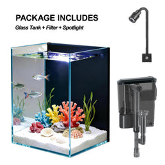AQUA DAREN LED light on demonstrates bright energy efficient illumination.