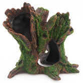 AQUA KT tree trunk hollow cave enhances natural shelter for small fish.