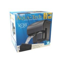 Aqua-Tech Ultra Quiet Filter back view showing hood-mount compatibility.