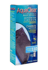 AquaClear 110 carbon insert front view highlighting porous media for clearer water.