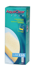 AquaClear A623 foam insert white for 110 gal systems; closeup of porous surface aiding filtration.