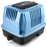 AquaMiracle AP40 air pump front view showing compact design for ponds.