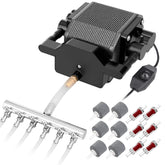 Aquamiracle Quiet aquarium air pump 475GPH in action for steady tank aeration.