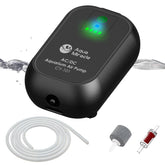 AquaMiracle USB aquarium air pump front view showing compact aeration for tanks