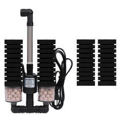 AQUANEAT aquarium sponge filter and pump for reliable filtration