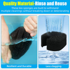 AQUANEAT fine sponge pad provides polishing support for fine particles.