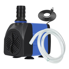 AQUANEAT fountain pump full view showing compact submersible design for aquariums and fountains.