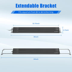 AQUANEAT LED light highlights 6500K white LEDs for natural daylight-like clarity.