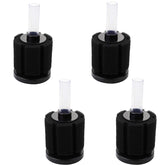 AQUANEAT sponge filter 4-pack for fry and nano tanks promotes gentle biological filtration.