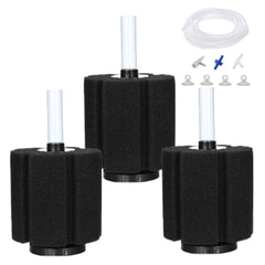 Aquapapa Bio Sponge Filter close-up promoting aeration and filtration.