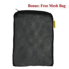 Aquapapa free mesh bag included with carbon pellets for easy media handling.