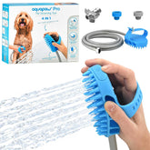 Aquapaw Bath Brush Pro with 8ft hose for easy at-home baths.