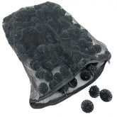 Aquarium Masters 300-count bio balls in bag, ready for filtration use and easy handling.