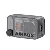 AQUASMITH air pump with compact profile for quiet aquarium aeration.