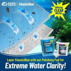 Aquatic Experts Classic Bonded Filter Pad in use supports better water flow