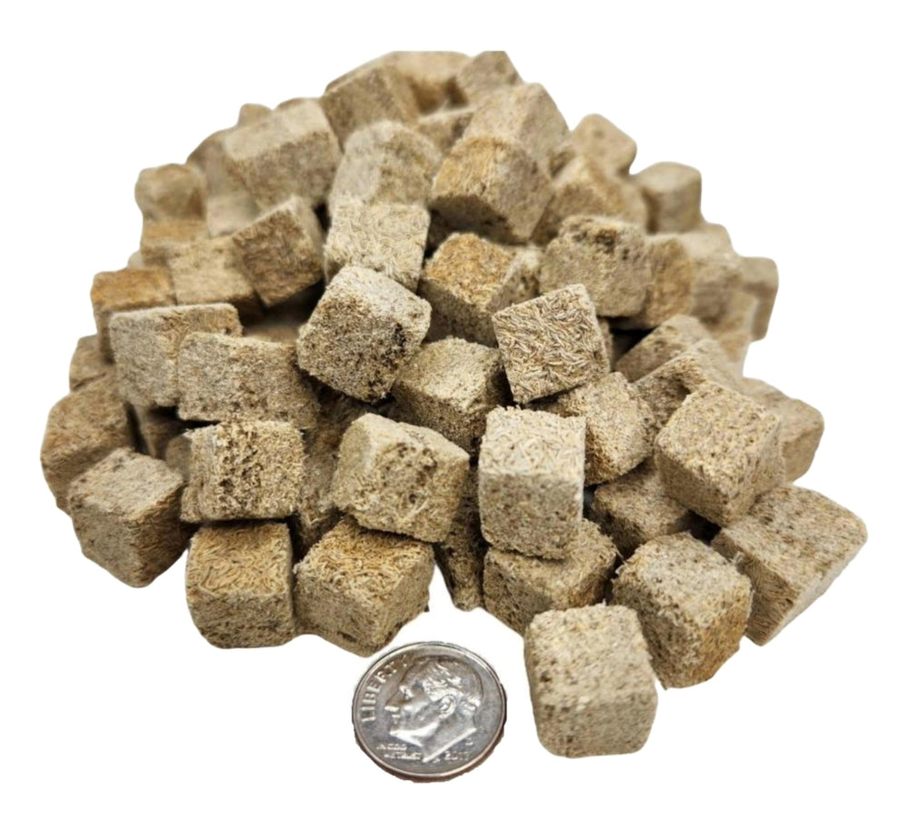 Aquatic Foods Inc. tubifex cubes 5oz bag ideal protein source for tropical fish.