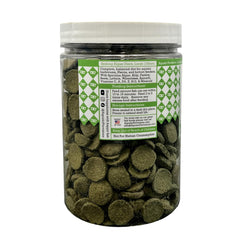 Aquatic Provisions algae discs bottom feeders food for steady daytime feeding.