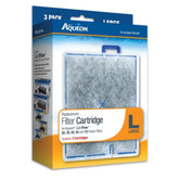Aqueon 06087 filter cartridge large 3-pack ready-to-use filtration for clean water.