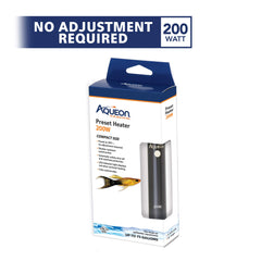Aqueon 200W submersible heater providing stable warmth