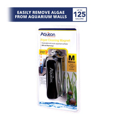 Aqueon Algae Scraper exterior magnet enables control from outside the tank.