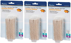 Aqueon cartridge minipad for QuietFlow 20/75 filters maintaining water clarity and reducing ammonia