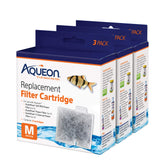 Aqueon medium filter cartridge front view for quick install