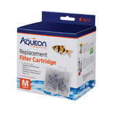 Aqueon Medium Replacement Filter Cartridge front view for clear water filtration
