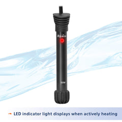 Aqueon preset heater uses shatter resistant quartz for durability