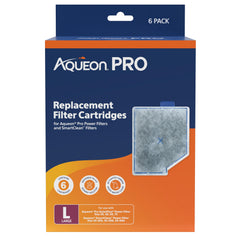 Aqueon PRO cartridge with front-tab for easy, leak-free changes.
