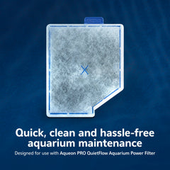 Aqueon PRO cartridge shows no-drip design to minimize spills.